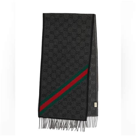 gucci nikki wool scarf|Gucci wool scarf women's.